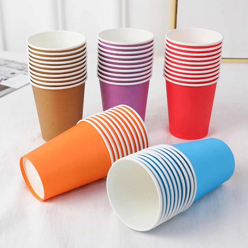 9oz Disposable Party Picnic Beverage Ice Cream Paper Cup 5