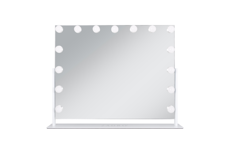 Zadro 15 LED Light Bulb Horizontal Hollywood Makeup Mirror 2
