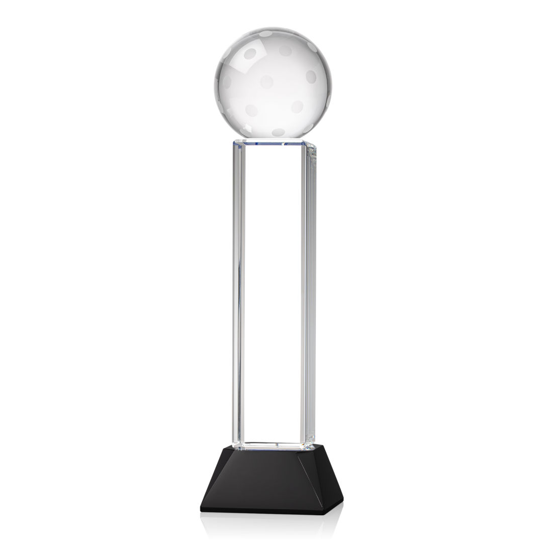 Pickleball VividPrint™ Award on Stowe Base - Black 11
