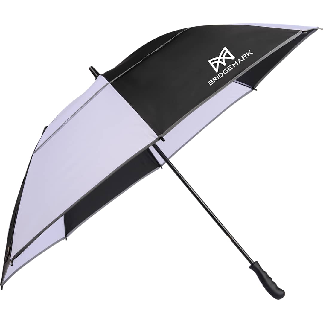 62" RPET Golf Umbrella w/ Reflective Trim 216