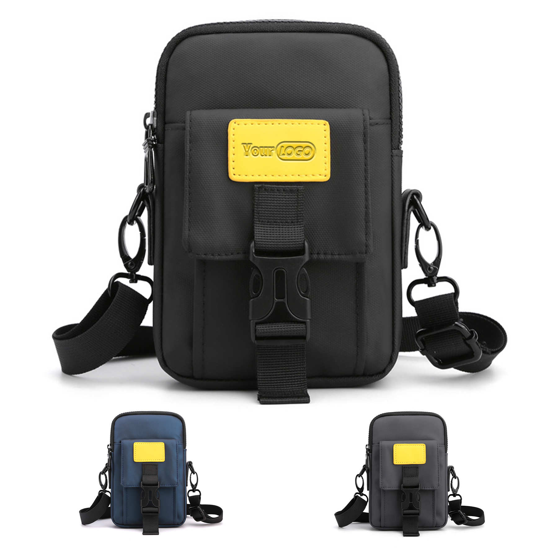 Nylon waterproof shoulder cross-body bag 1