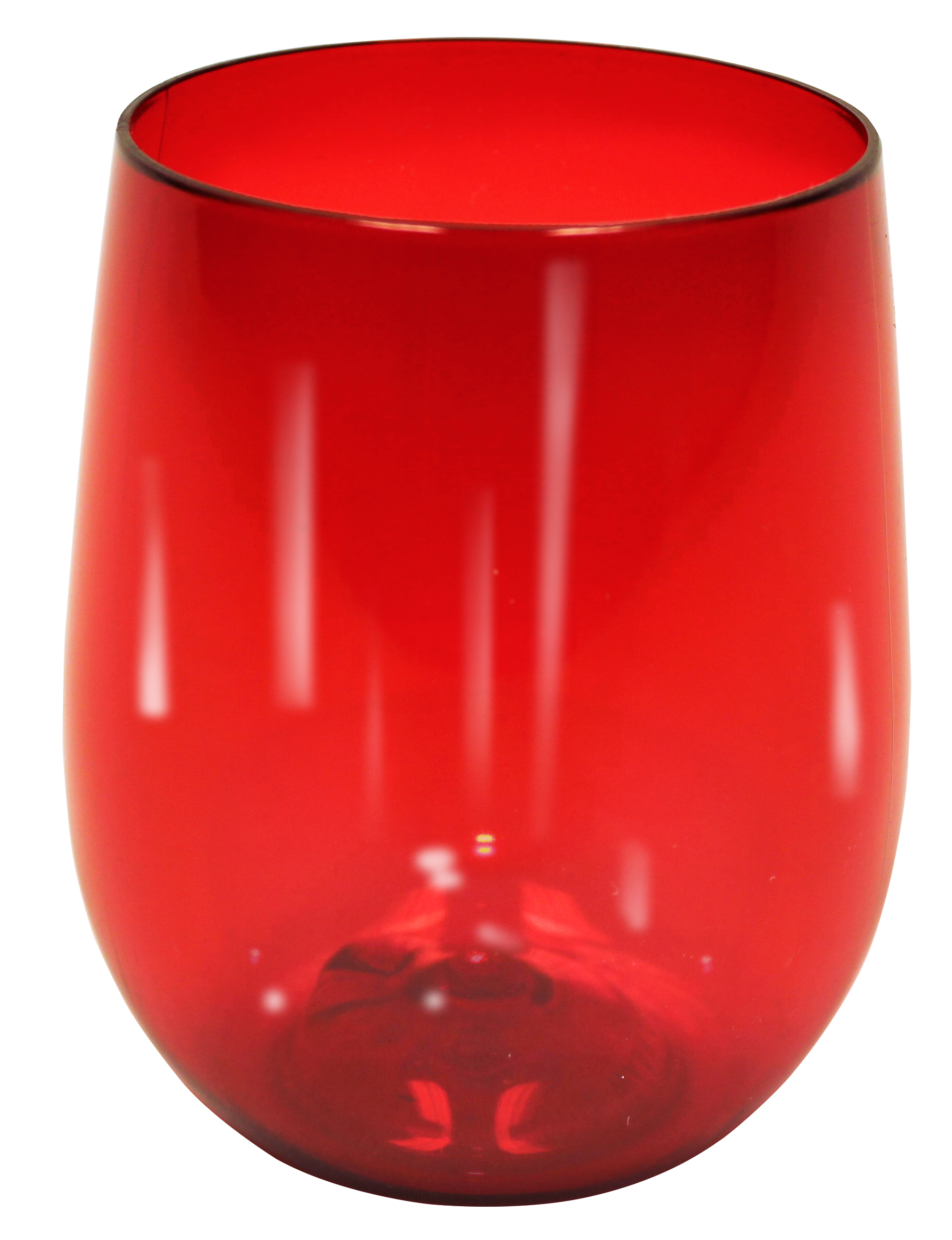 12 oz. Plastic Stemless Wine Glass 7