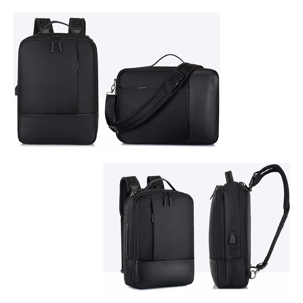 3 in 1 Single Shoulder Laptop Business Backpack With USB Port 4