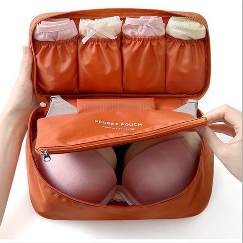 Oxford Nylon Underwear Bras Cosmetic Toiletries Storage Bag 2