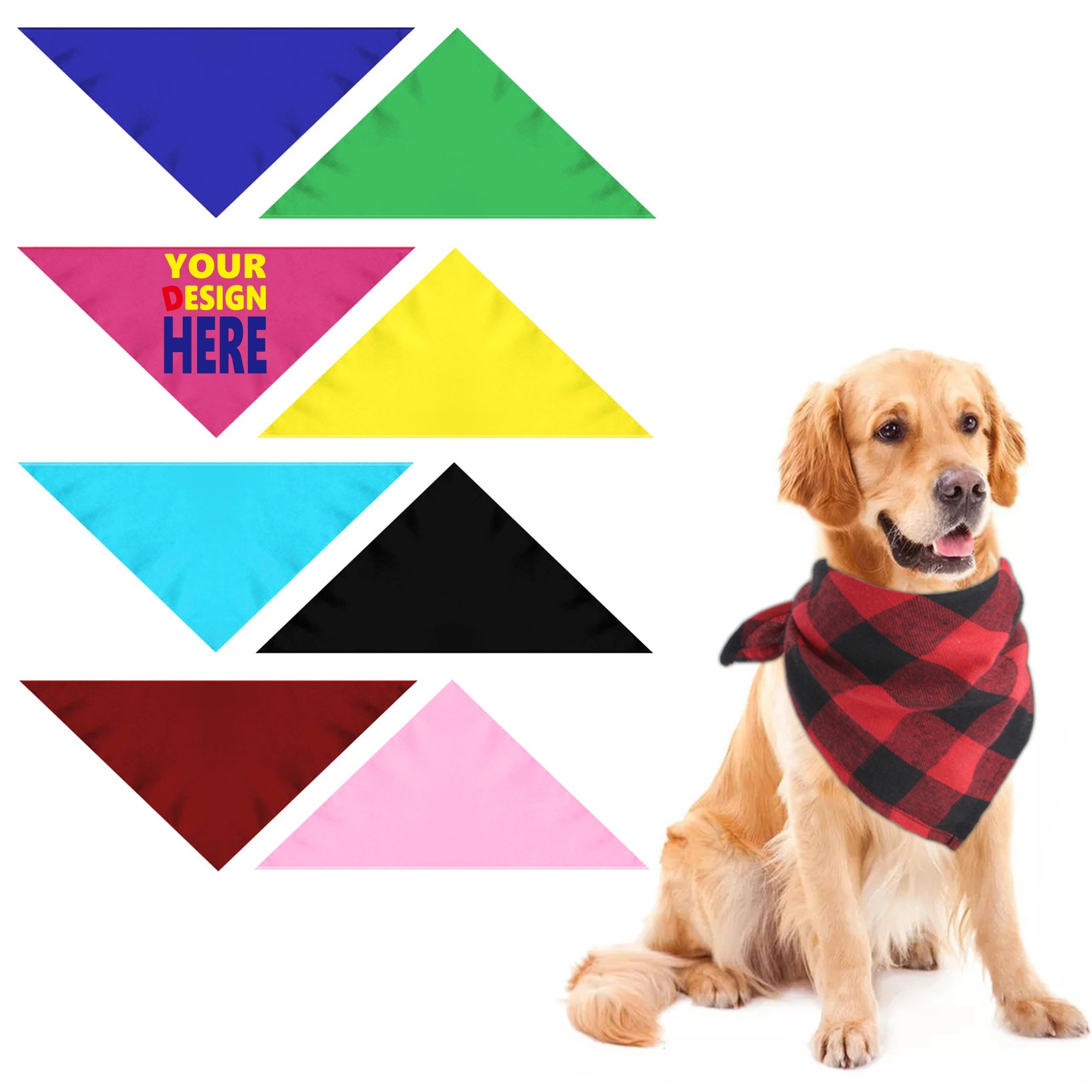 MOQ 100PCS Pet Bandana 1