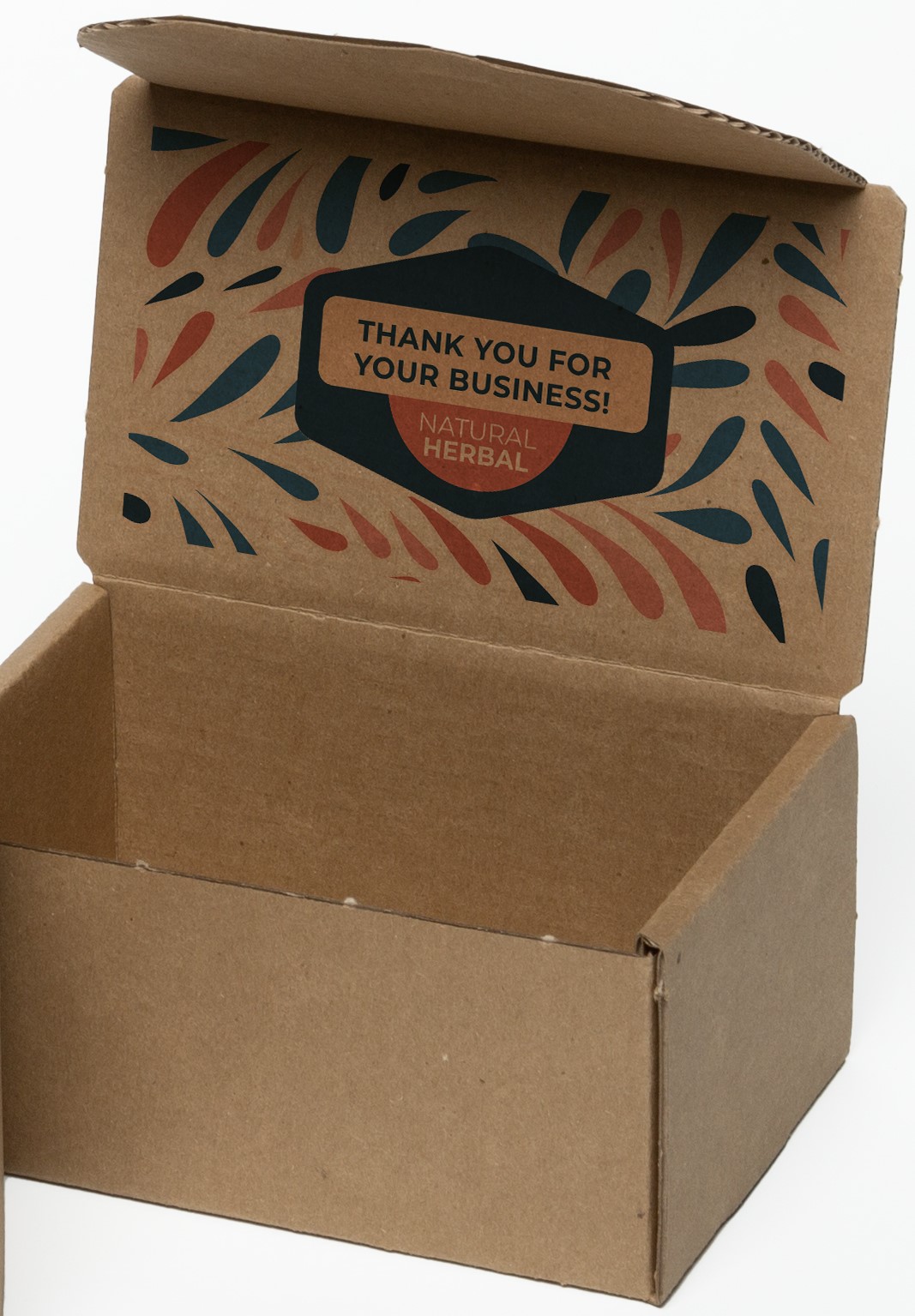Full Color Natural Display Mailer Box (6" x 4" x3")(Lid Inside)