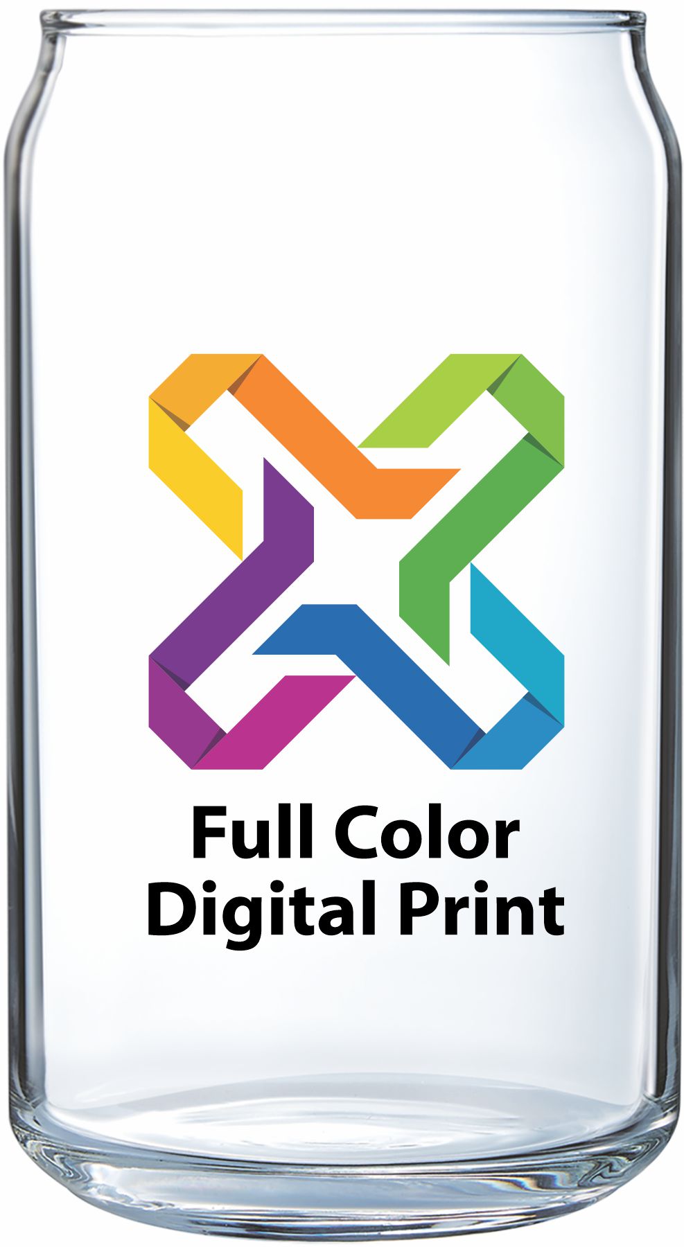 Polar Camel 16 oz Can Glass