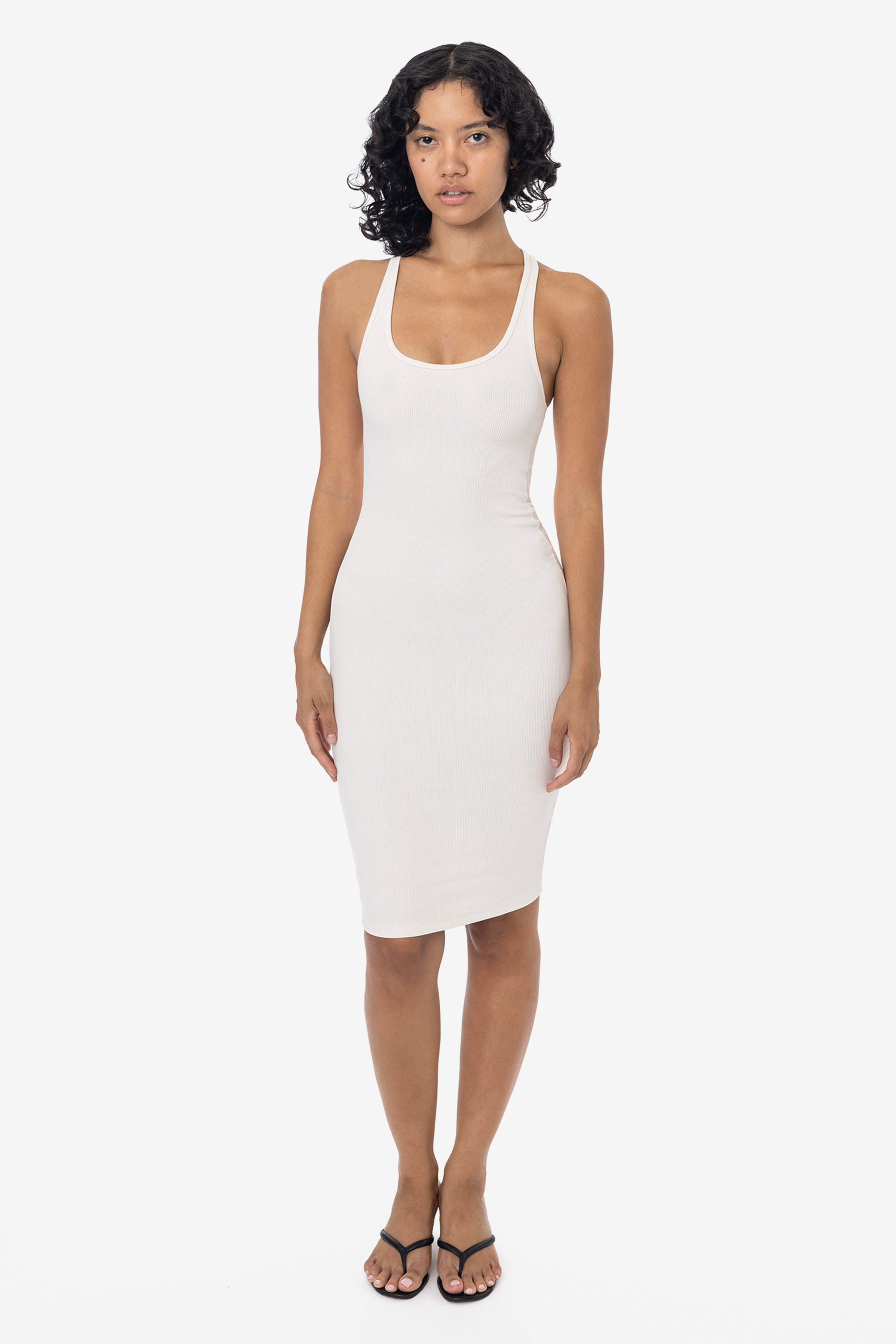 HVY SPDX RIB RACERBACK DRESS 4