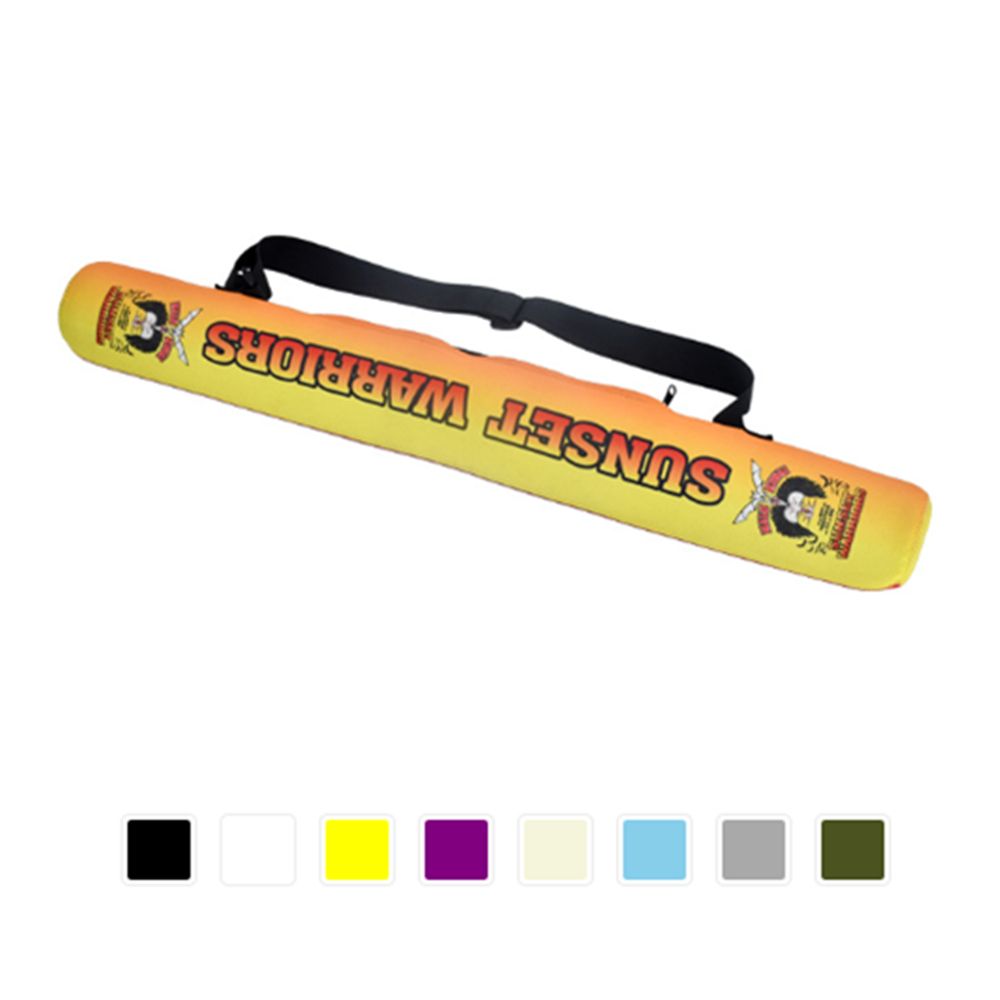 6 Can Neoprene Tube Cooler, custom koozie with logo imprint 2