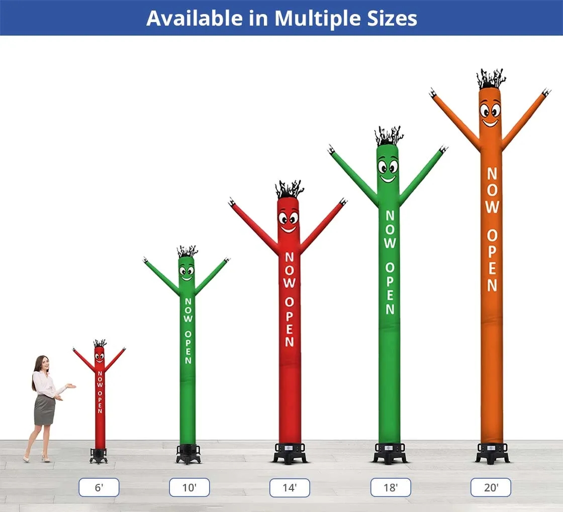Now Open Inflatable Tube Man with Blower 8