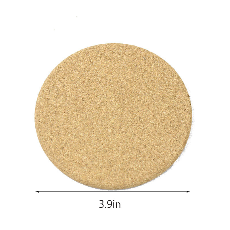 3.9" Cork Coaster 3