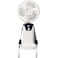Rechargeable 100% RABS Personal LED Fan 85