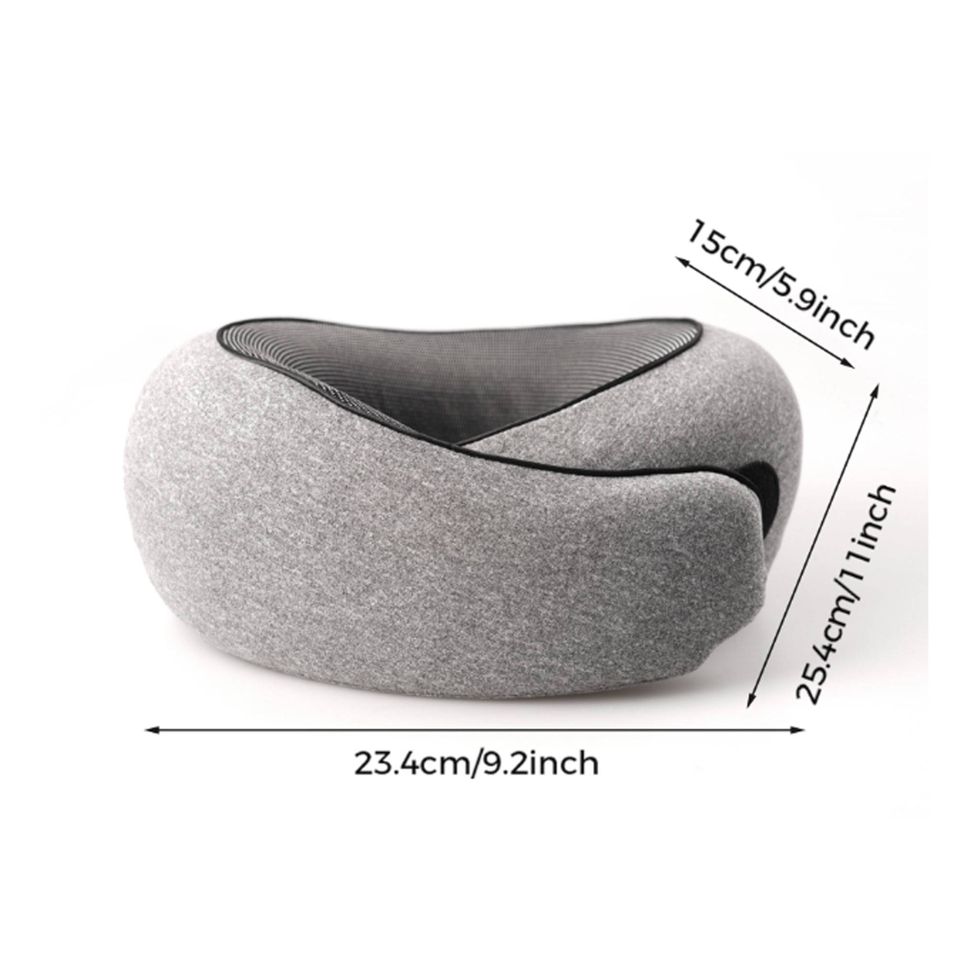 U-Shaped Memory Foam Neck Pillow – Ergonomic Travel Support 3