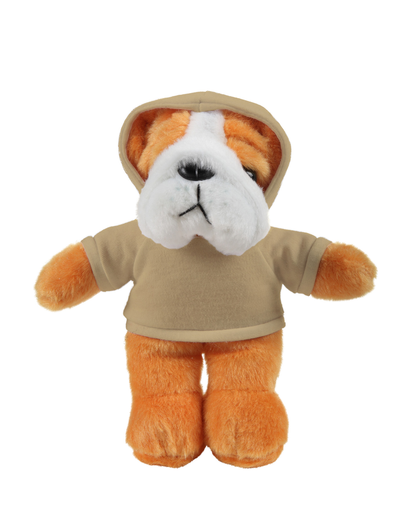 soft plush Bulldog with hoodie 8