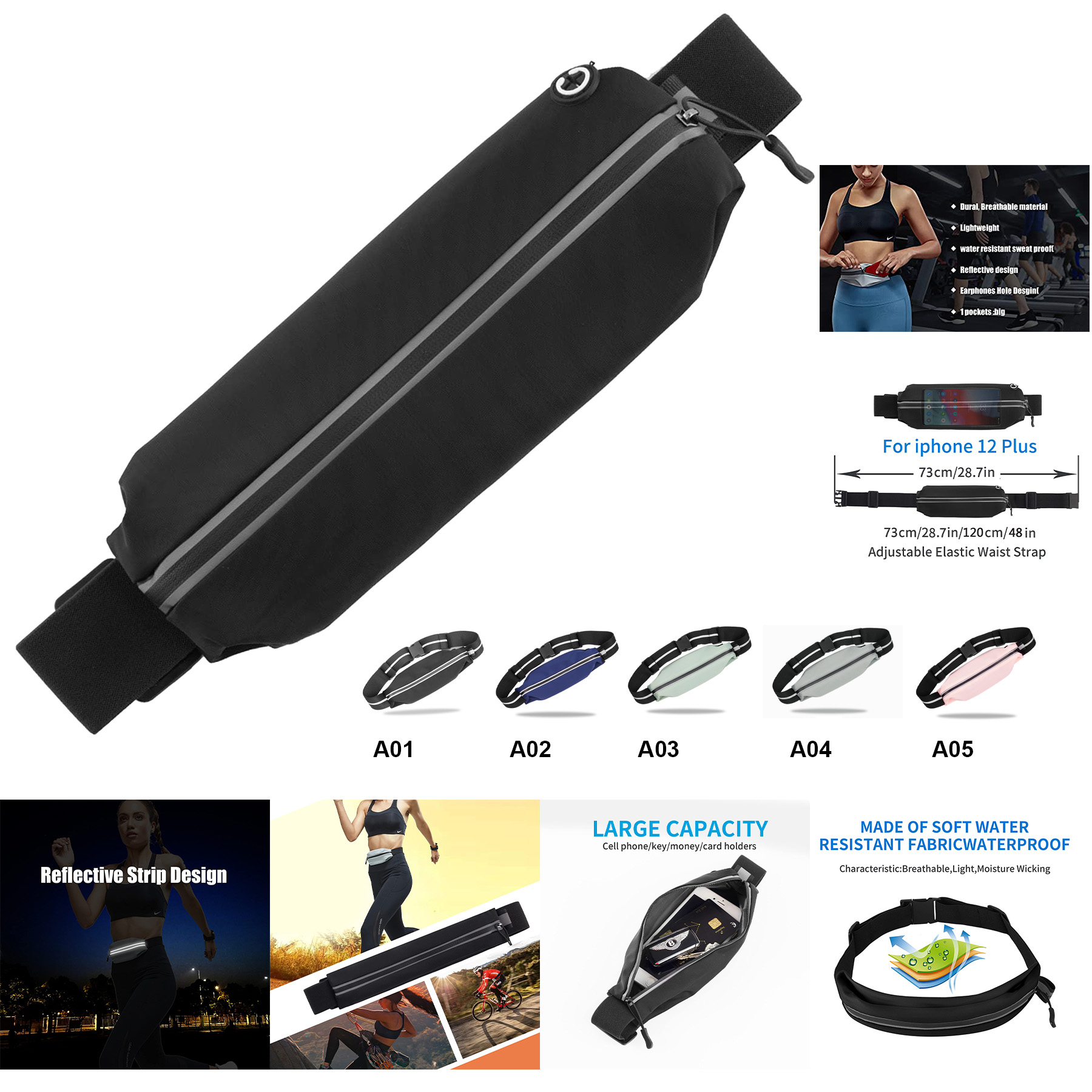 Slim Running Belt 2