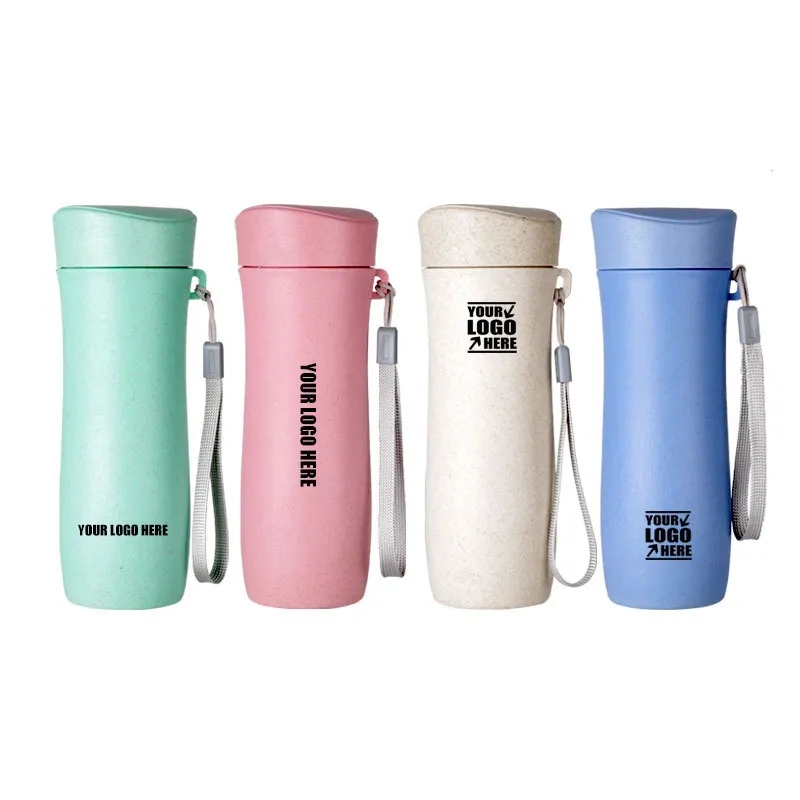13oz Wheat Straw Water Bottle 3