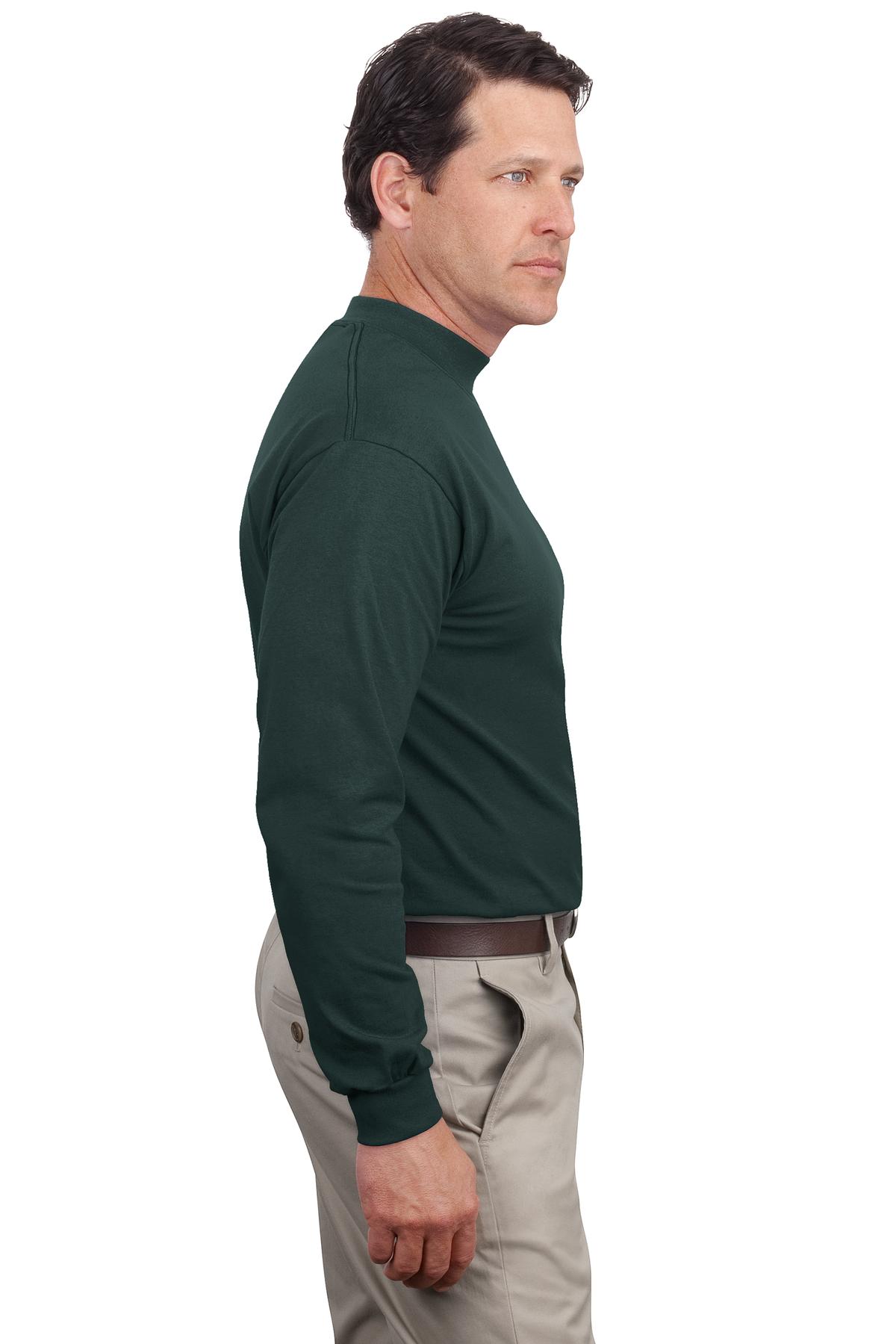 Port & Co Essential Mock Turtleneck. PC61M 6