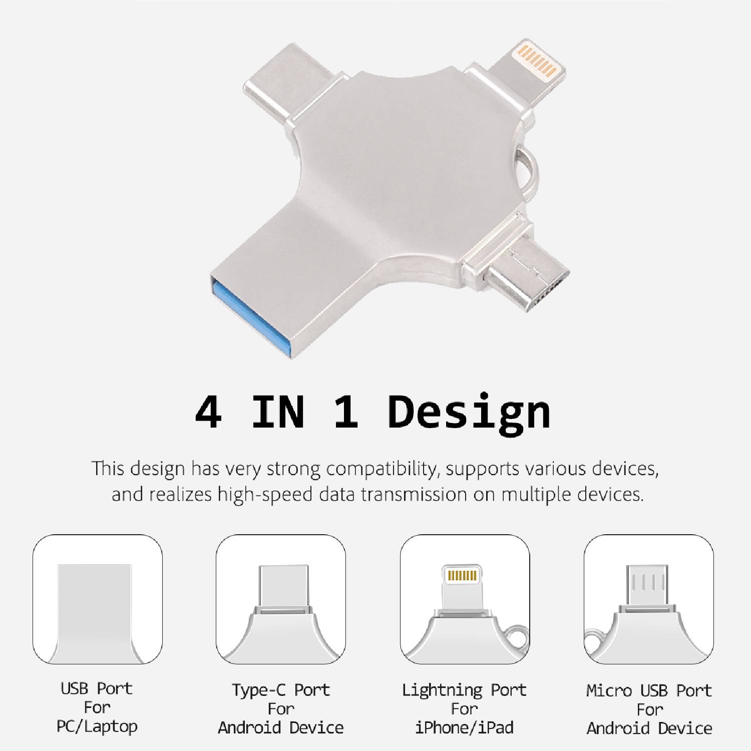 4-in-1 OTG USB Flash drive 3.0 6