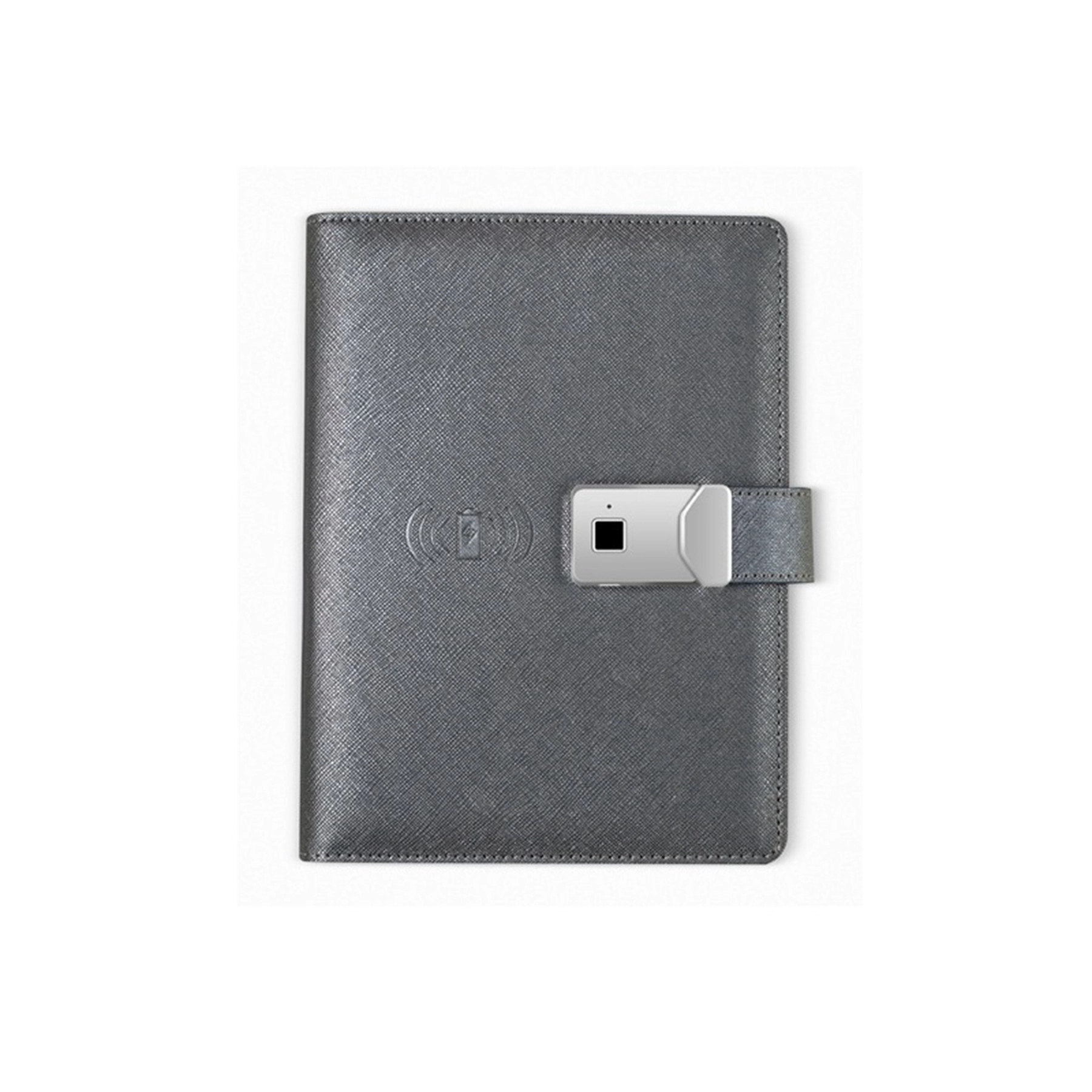 Fingerprint Lock A5 Notebook with Wireless Power Bank 4