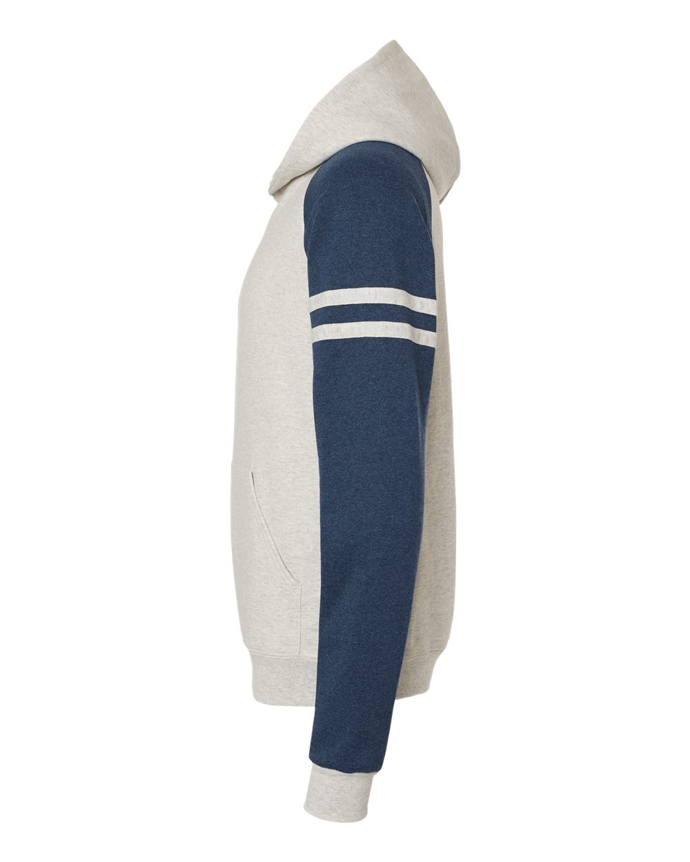 Unisex Nublend® Varsity Colorblocked Raglan Hooded Sweatshirt - 97CR 32