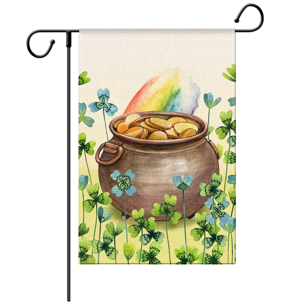 Happy St Patricks Day House Garden Flags 21