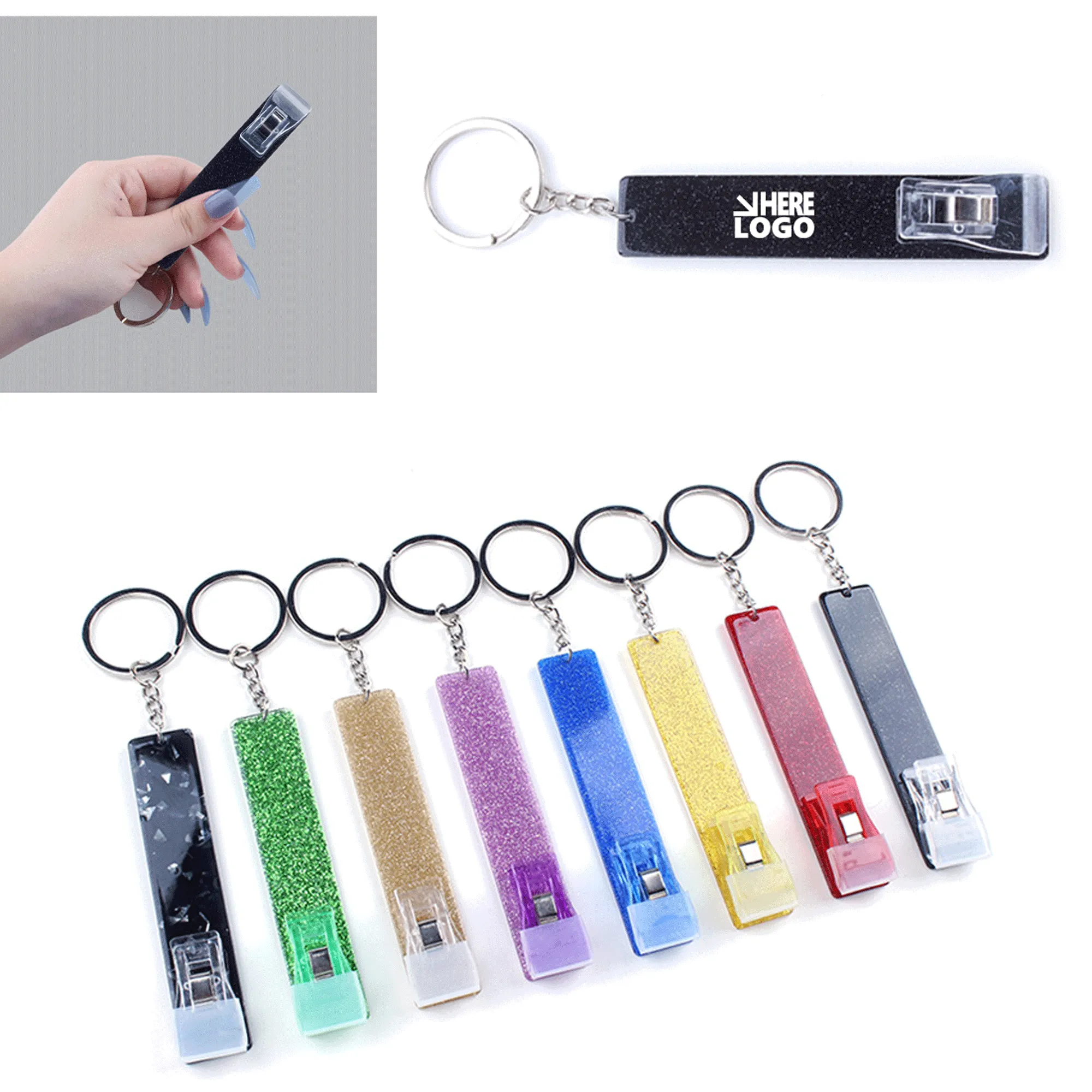 Key Chain Card Extractor For Long Nails MOQ 50PCS 2