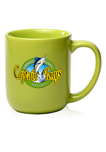 16 oz. Vibrant Color Glossy Ceramic Mugs 14
