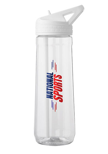 30 oz. Fitness Plastic Water Bottle with Sip Straw 8