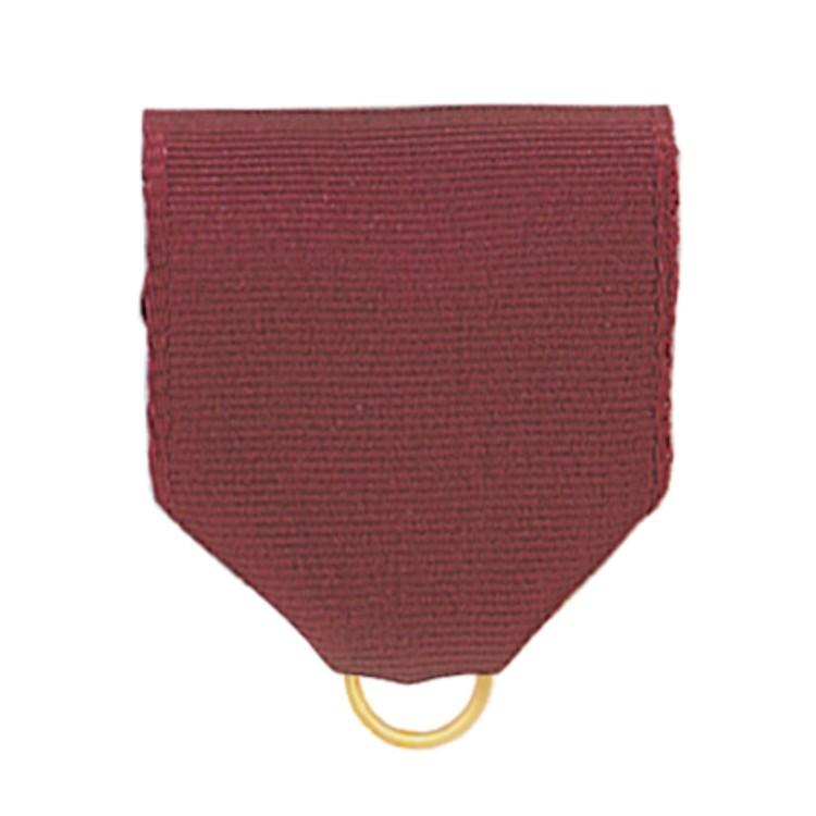 Solid Maroon Pin Drape Ribbon with Jump Ring 2