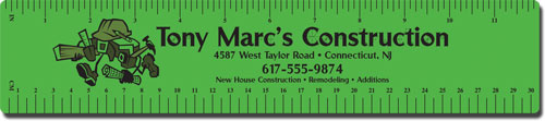 12" Plastic Ruler (Spot Color) 3