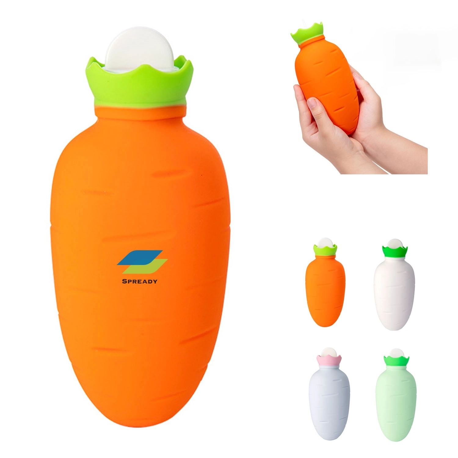 Silicone Cute Hot Water Bottle Bag Hand Warmer 1
