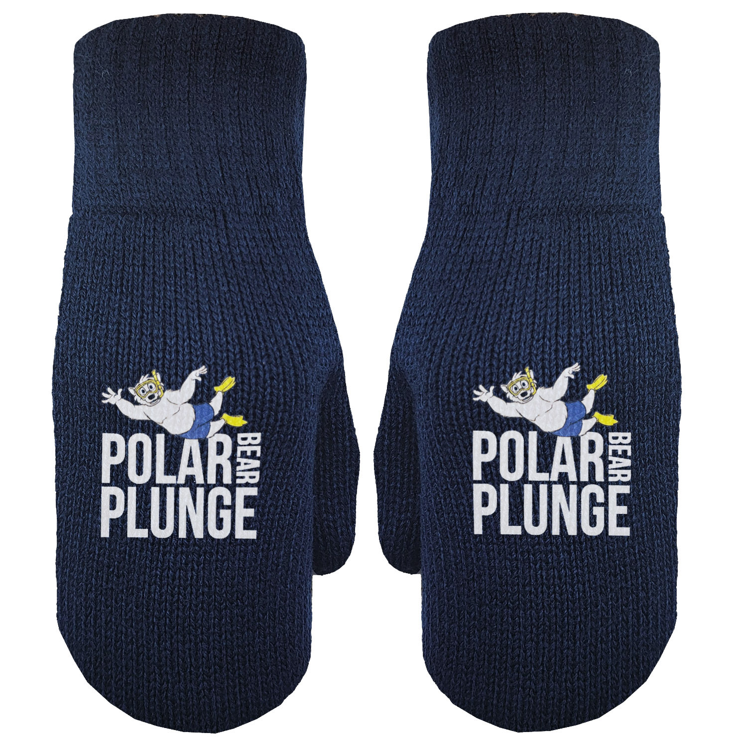 Deluxe Knit Mittens with Oversized DTF