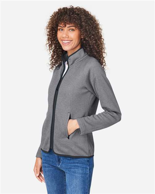 Women's Venture Heathered Stripe Full-Zip Jacket - CE72W 9