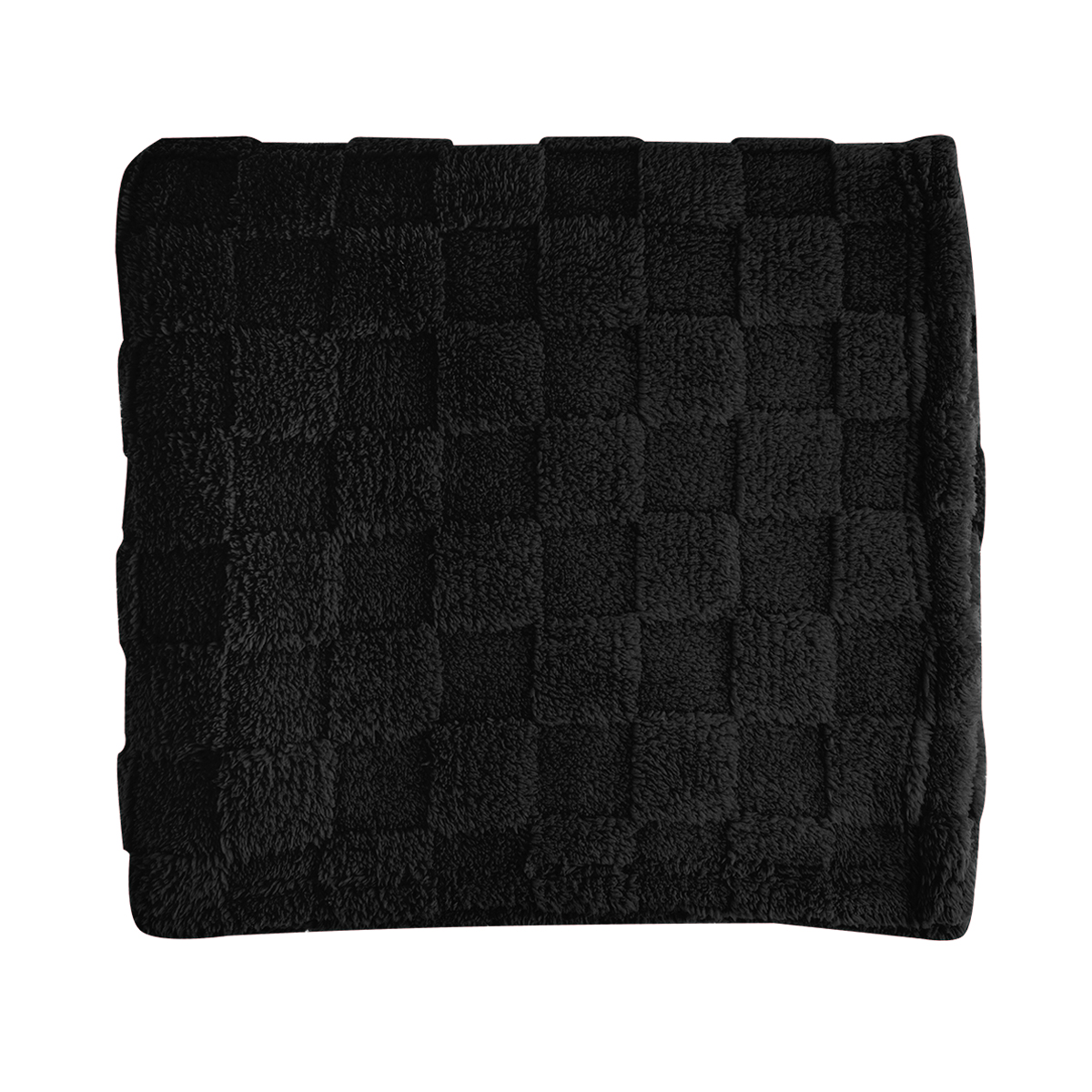 rPET Checkered Sherpa Blanket 11