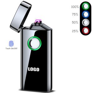 Round Dual Arc Lighter With Sensor Activation And USB Charging 18
