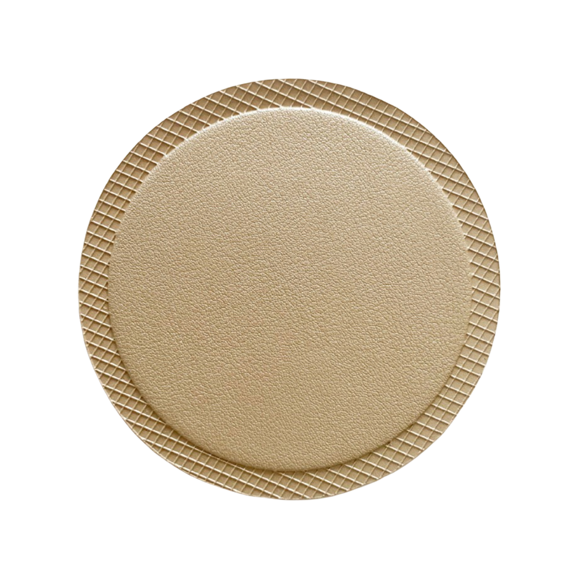 Round PU Leather Drink Coasters 2