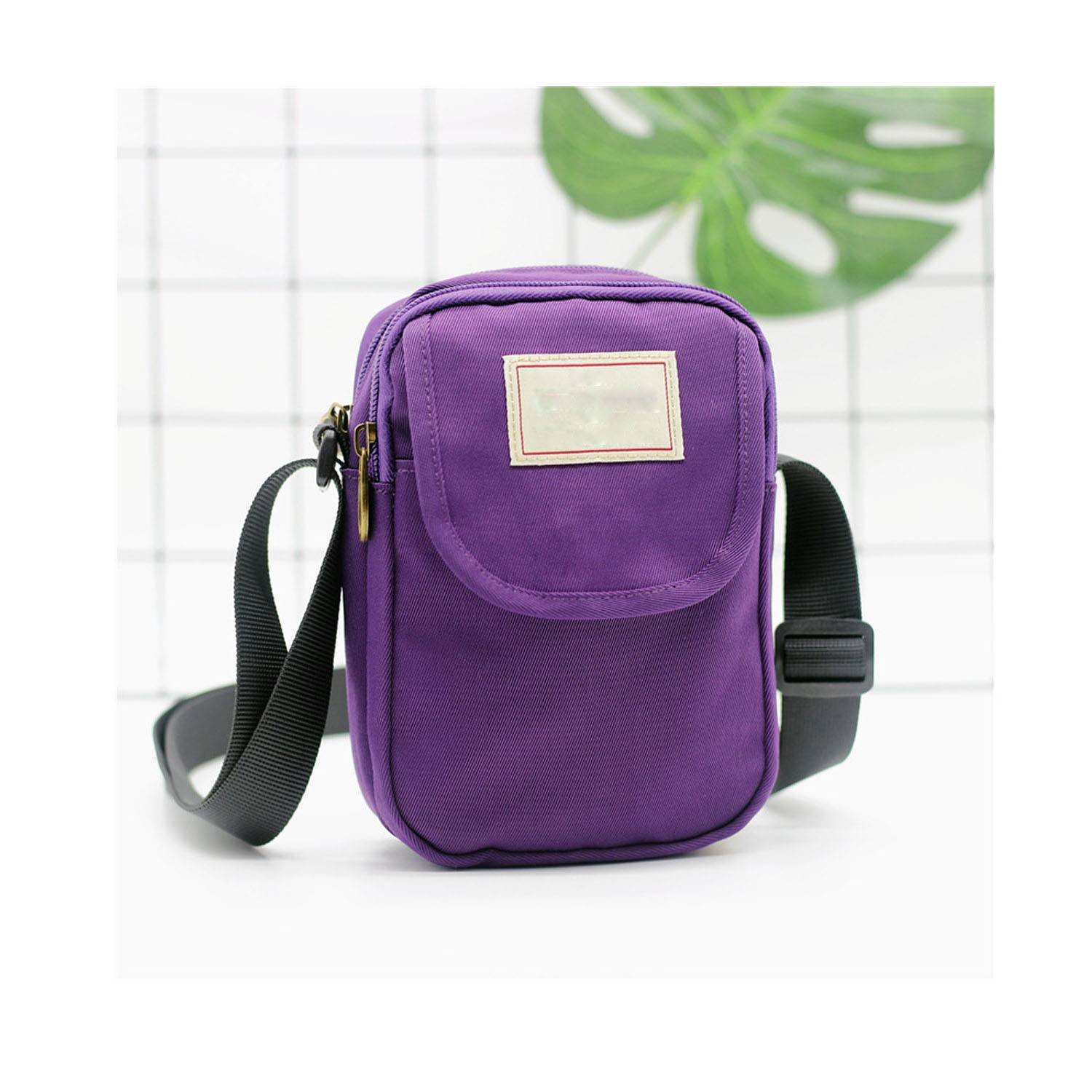 Outdoor leisure vertical square mobile phone satchel 6
