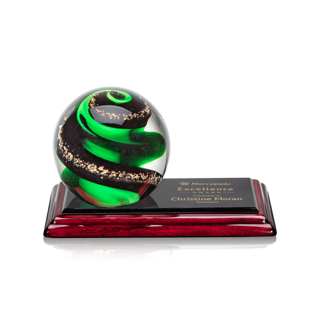 Zodiac Award on Rosewood Base 5