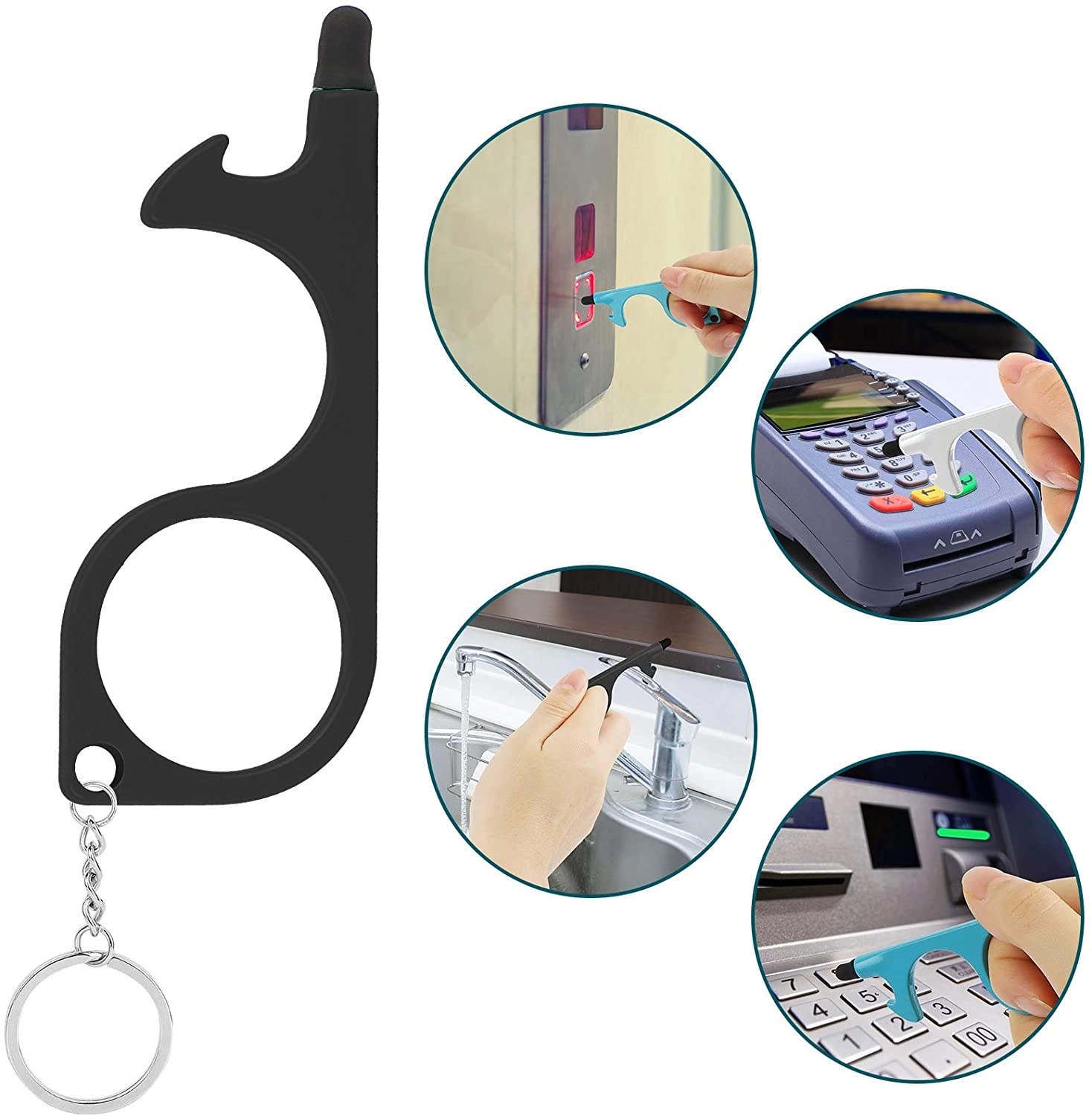No Touch Door Opener Key Chain 4