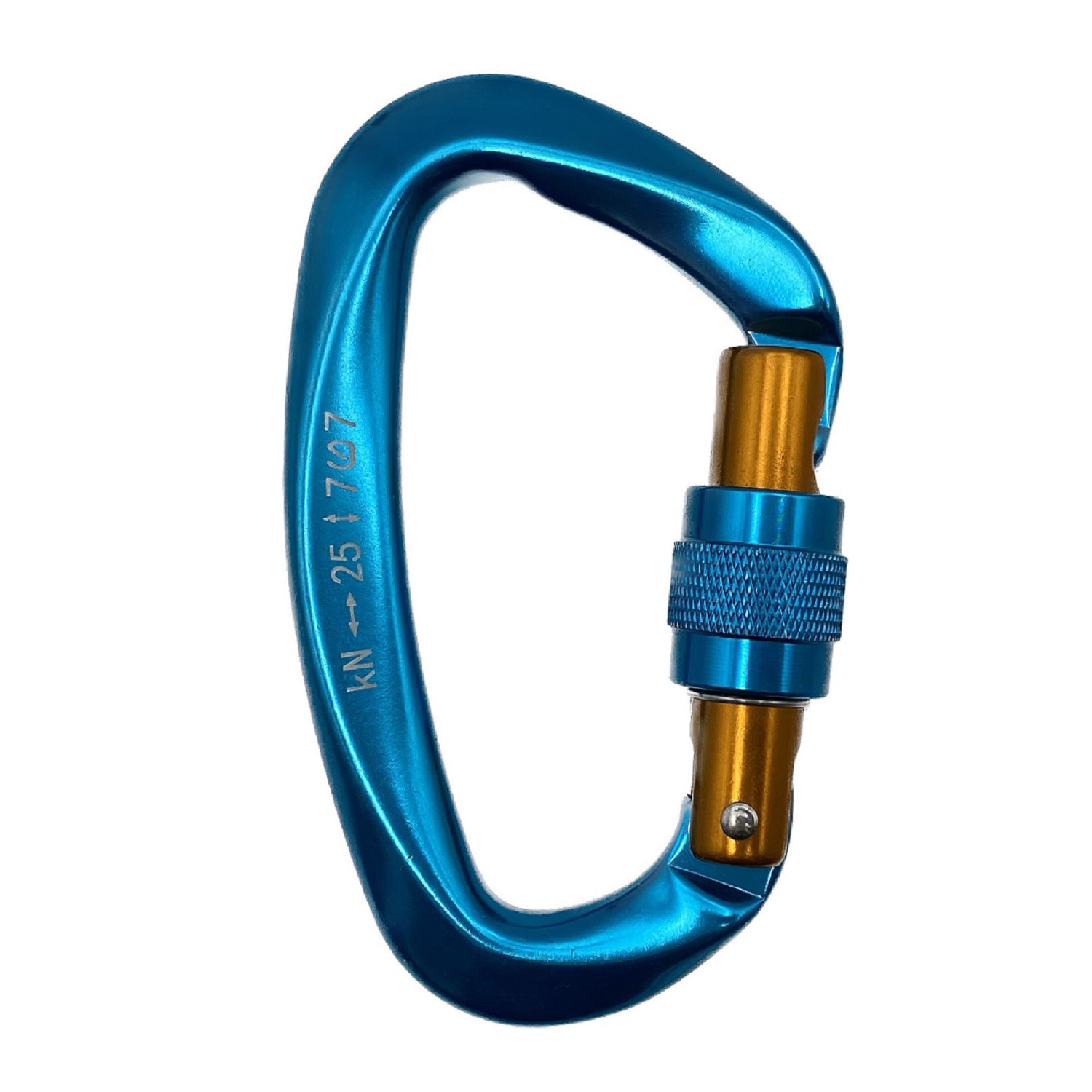 D-Ring Shape Screw Gate Carabiner 7