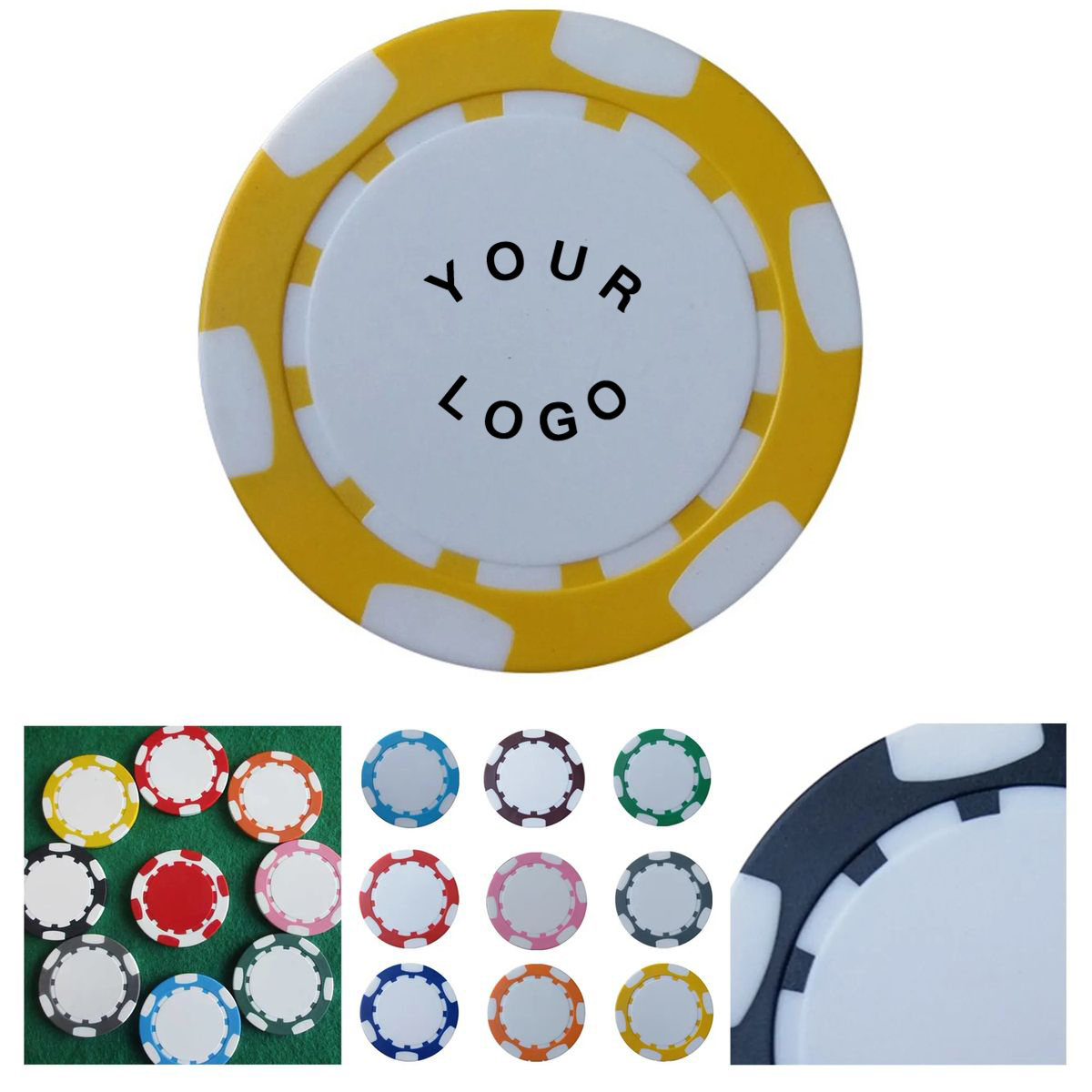 Professional ABS Poker Chips with Iron Inserts 4