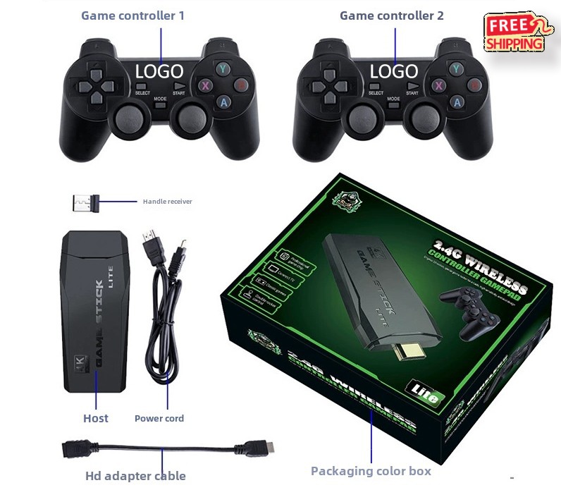 64 GB Plug and Play TV Game Console 3