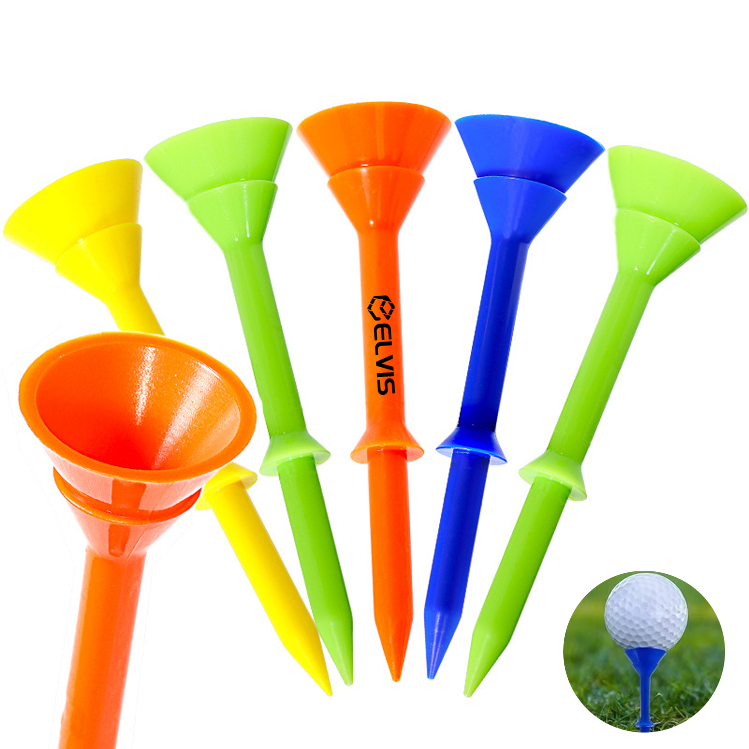 Double Layer Golf Tees 6