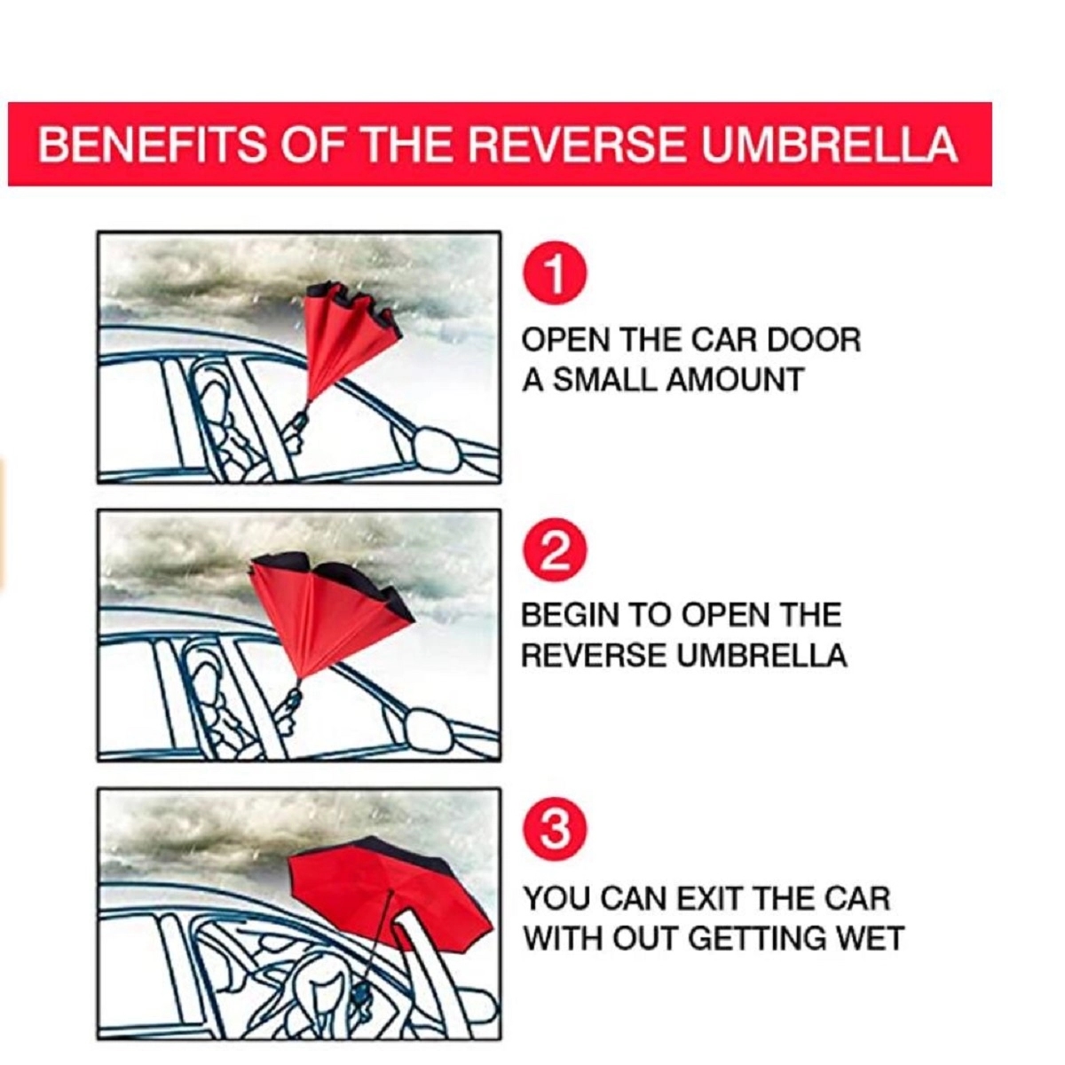 No MOQ Reverse Umbrella 6