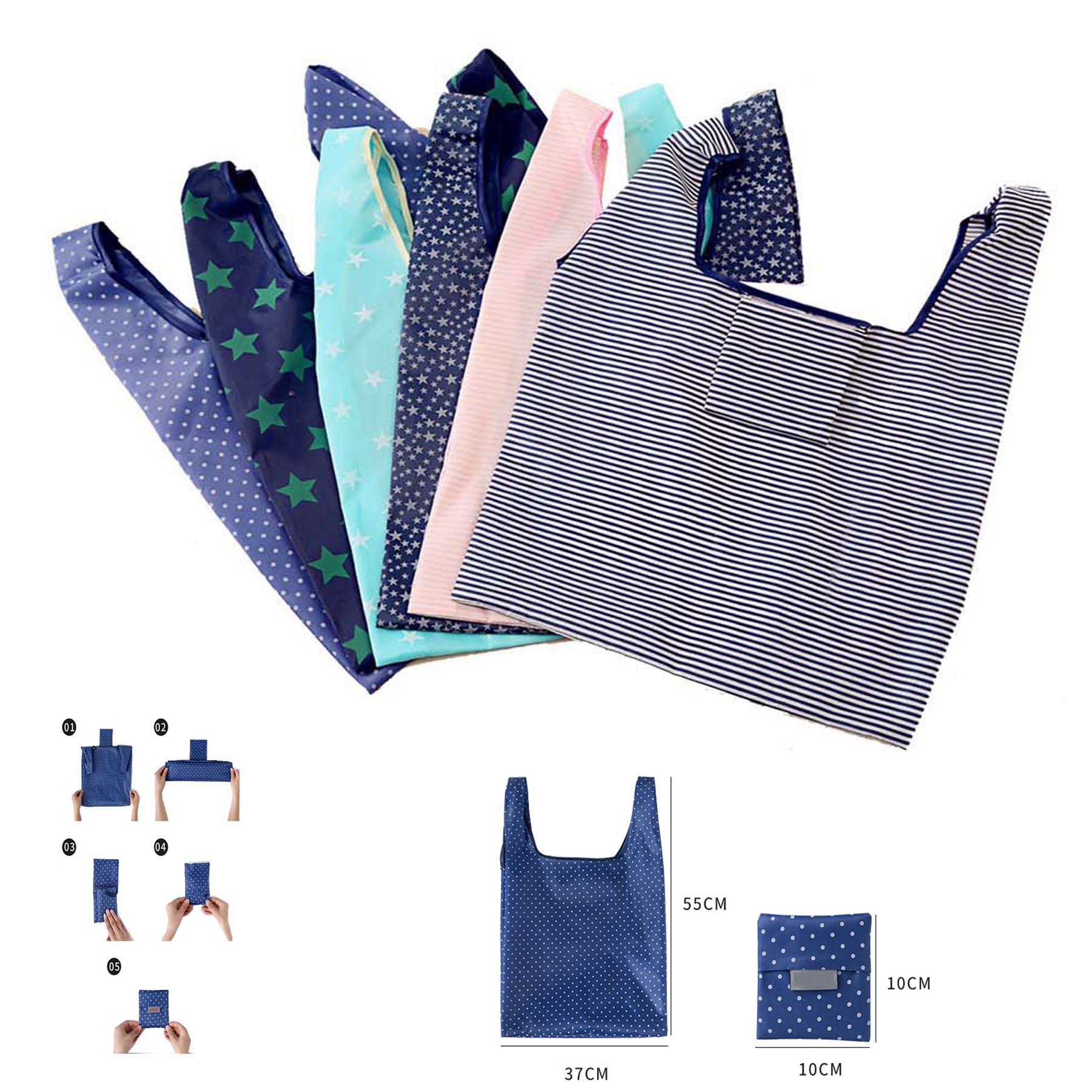 Folding Shopping Bags/GroceryBags, custom tote bag with logo imprint 2