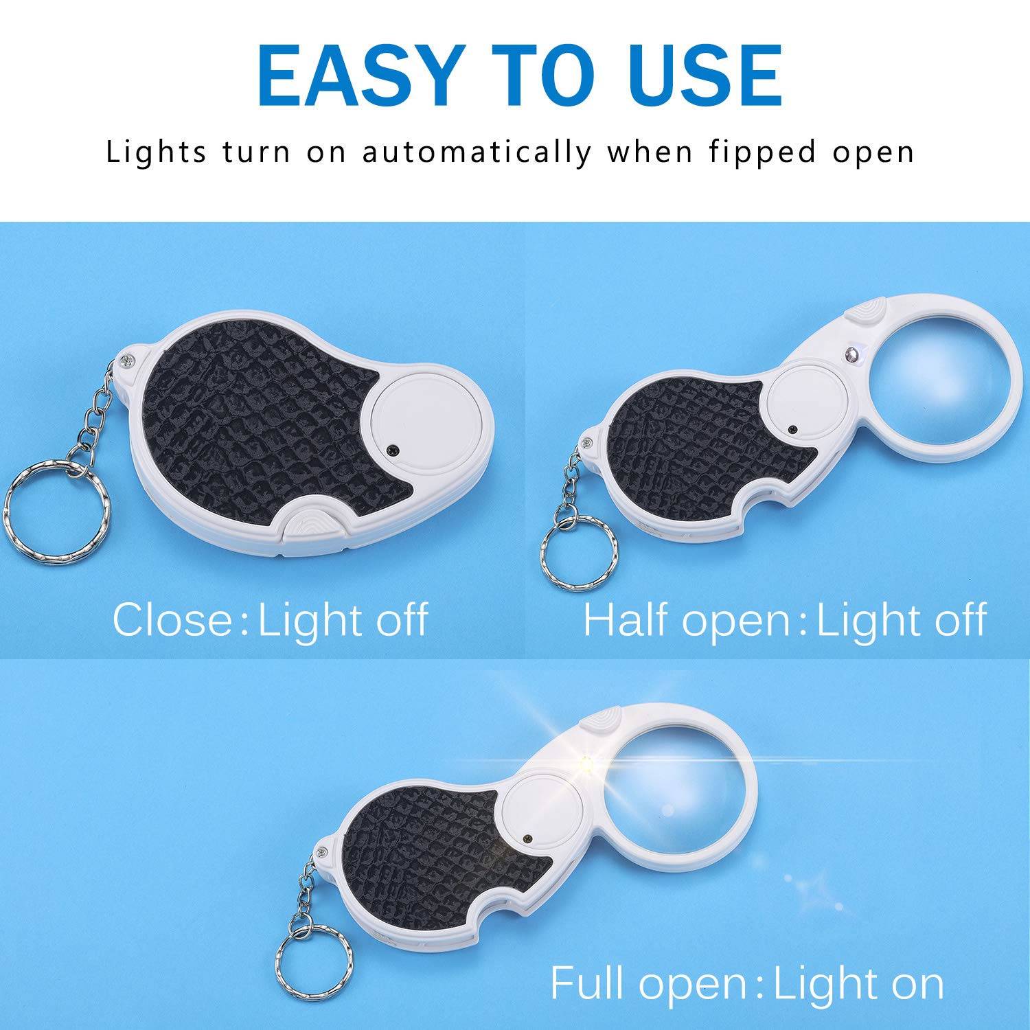5X Pocket Magnifying Glass 9