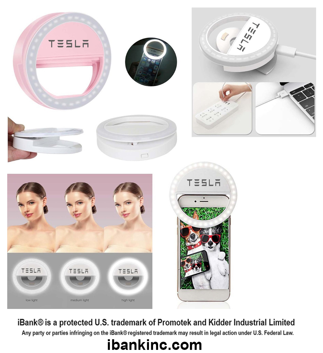 iBank ® Clip On Selfie Ring Light 3