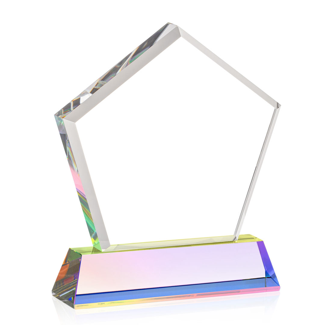 Genosee VividPrint™ Award on Base - Prismatic 5