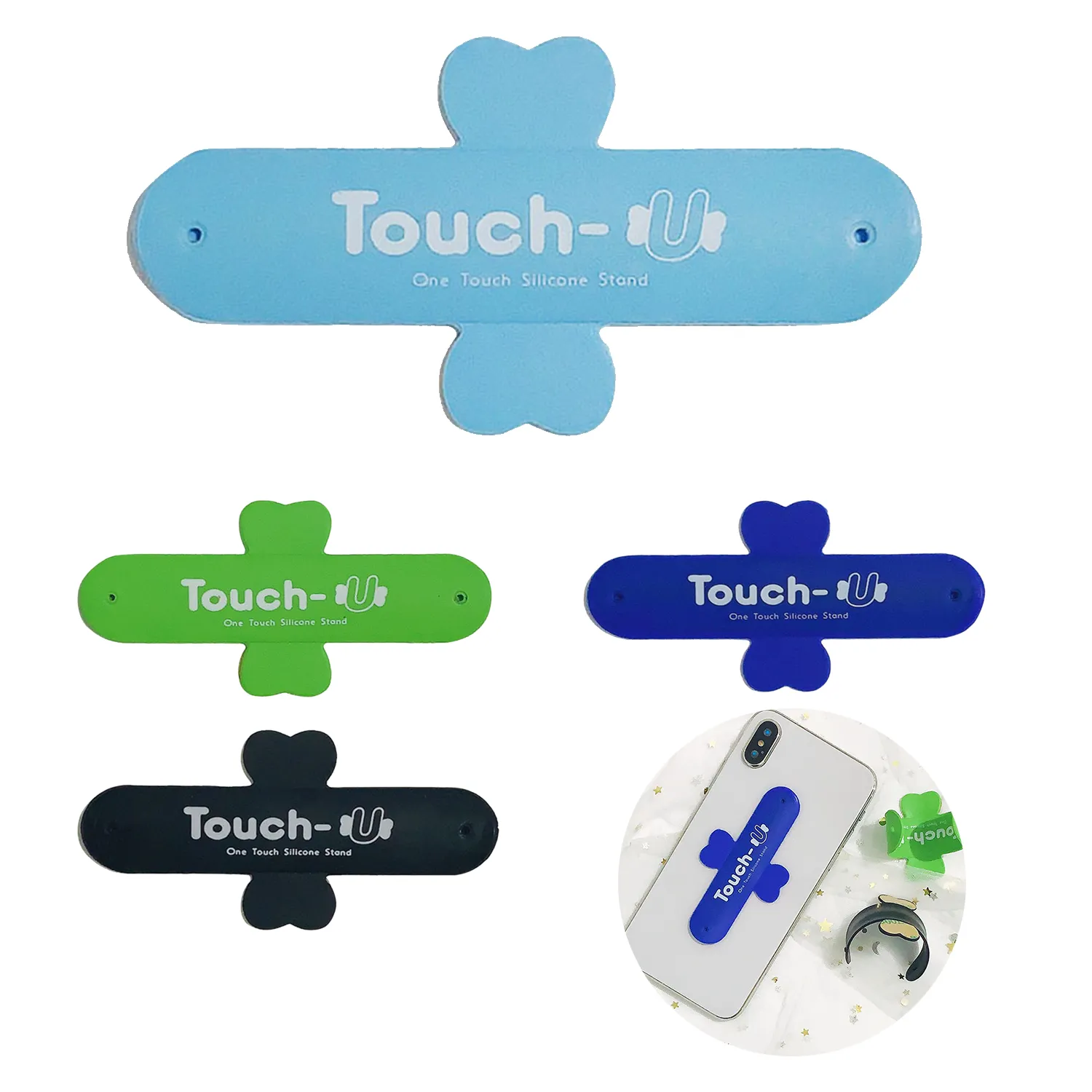 Universal Soft Silicone Mobile Phone Stand Holder 3