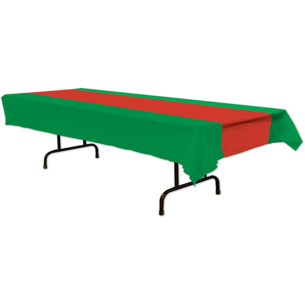 Christmas Table Covers - Red & Green 54" x 108" 2